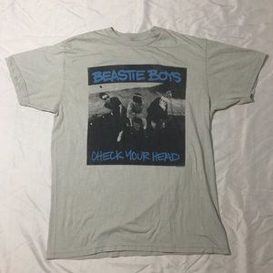 Beastie boys check your head white T-shirt